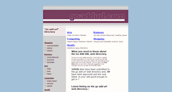 Desktop Screenshot of goaddurl.com